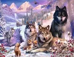 Lobos en la nieve - imagen 2 - Haga click para ampliar