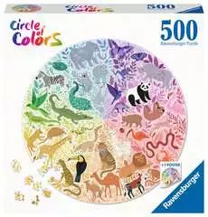 Puzzle rond 500 p - Animaux (Circle of Colors) - Image 1 - Cliquer pour agrandir