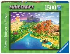 Puzzle 1500 p - Le monde de Minecraft - Image 1 - Cliquer pour agrandir