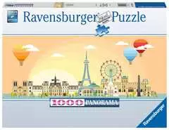 Puzzle 1000 p - Une journée à Paris (Panorama) - Image 1 - Cliquer pour agrandir