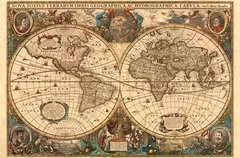 Puzzle 2D 5000 elementów: Dawna mapa świata - Zdjęcie 2 - Kliknij aby przybliżyć