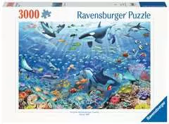 Puzzle 3000 p - Monde sous-marin coloré - Image 1 - Cliquer pour agrandir