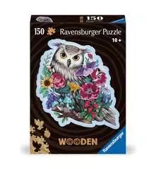 Puzzle en bois - Forme - 150 pcs - Hibou floral - Image 1 - Cliquer pour agrandir