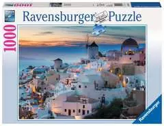 Puzzle 2D 1000 elementów: Wieczór na Santorini - Zdjęcie 1 - Kliknij aby przybliżyć