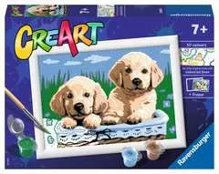 Ravensburger CreArt - Cute Puppies - bilde 1 - Klikk for å zoome