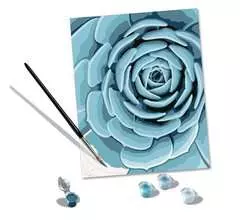 CreArt - 24x30 cm - Fleur bleue - Image 3 - Cliquer pour agrandir
