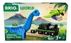 Batteridrivet tåg med dinosaurier - bild 1 - Klicka för att zooma