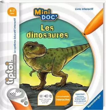 tiptoi® - Mini Doc  - Les dinosaures tiptoi®;tiptoi® livres - Image 1 - Ravensburger