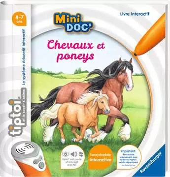 tiptoi® - Mini Doc  - Chevaux et poneys tiptoi®;tiptoi® livres - Image 1 - Ravensburger