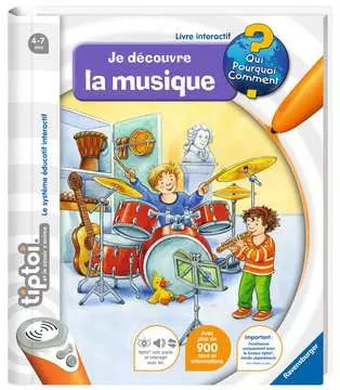 tiptoi® - Je découvre la musique tiptoi®;tiptoi® livres - Image 1 - Ravensburger