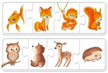 Mein 1. Farbpuzzle Tiere  6x4p Pussel;Barnpussel - bild 3 - Ravensburger