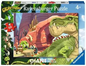Puzzle, Gigantosaurus, Puzzle 60 Pezzi Giant, Età Consigliata 4+ Puzzle;Puzzle per Bambini - immagine 1 - Ravensburger