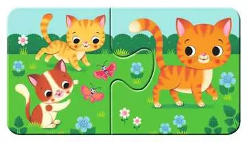 Moje první puzzle Zvířátka a mláďata 9x2 dílků 2D Puzzle;Dětské puzzle - obrázek 5 - Ravensburger