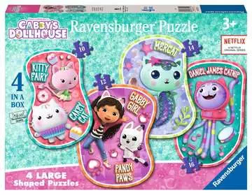 Gabby s Dollhouse 4 Large Shaped Puzzles Puzzles;Puzzle Infantiles - imagen 1 - Ravensburger