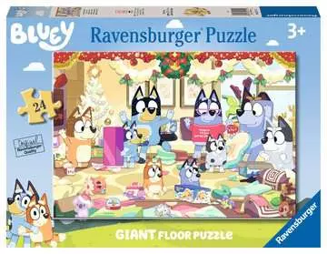 Bluey Christmas Giant Floor Puzzle Puslespill;Barnepuslespill - bilde 1 - Ravensburger