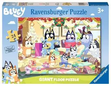 Bluey Christmas Giant Floor Puzzle Puslespil;Puslespil for børn - Billede 1 - Ravensburger