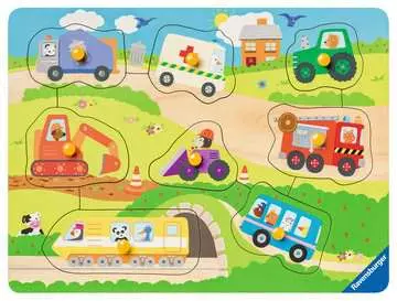 Velká auta 8 dílků 2D Puzzle;Dětské puzzle - obrázek 2 - Ravensburger