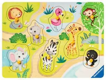 Zoo animals               8p Pussel;Barnpussel - bild 2 - Ravensburger