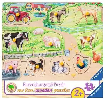 Ráno na farmě 10 dílků 2D Puzzle;Dětské puzzle - obrázek 1 - Ravensburger