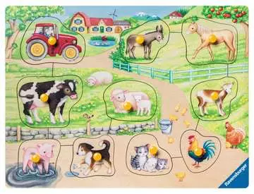 Ráno na farmě 10 dílků 2D Puzzle;Dětské puzzle - obrázek 2 - Ravensburger