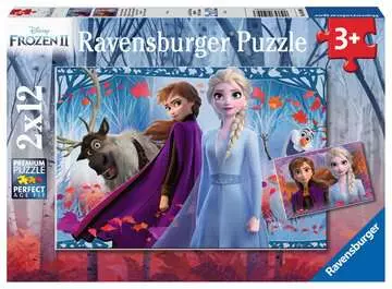 Disney Ledové království 2 2x12 dílků 2D Puzzle;Dětské puzzle - obrázek 1 - Ravensburger