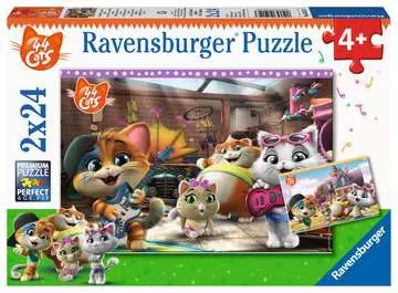 Ravensburger puzzle - 44 Gatos Puzzle 2X24 Pz Puzzles;Puzzle Infantiles - imagen 1 - Ravensburger