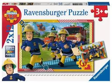 FS: Sam und sein Team     2x12p Palapelit;Lasten palapelit - Kuva 1 - Ravensburger