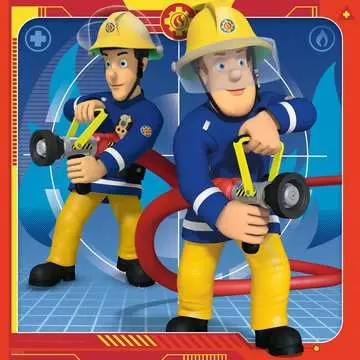 Fireman Sam, 3x49pc Pussel;Barnpussel - bild 2 - Ravensburger