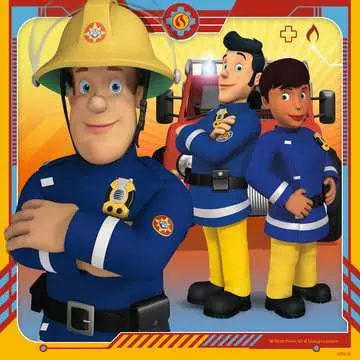 Fireman Sam, 3x49pc Puslespil;Puslespil for børn - Billede 3 - Ravensburger