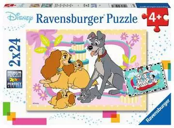 Disney s favorite puppies 2x24p Palapelit;Lasten palapelit - Kuva 1 - Ravensburger