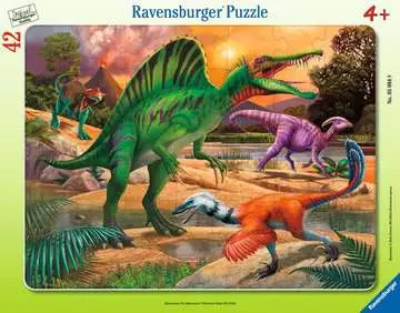 05094 9 大地を歩く恐竜たち（42ピース） パズル;お子様向けパズル - 画像 1 - Ravensburger