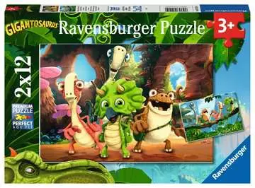 Ravensburger puzzle - Gigantosaurous Puzzle 2 X 12 Pz Puzzles;Puzzle Infantiles - imagen 1 - Ravensburger