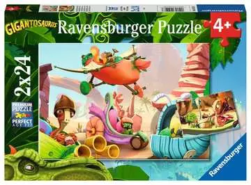 Ravensburger puzzle - Gigantosaurous Puzzle 2X24 Pz Puzzles;Puzzle Infantiles - imagen 1 - Ravensburger