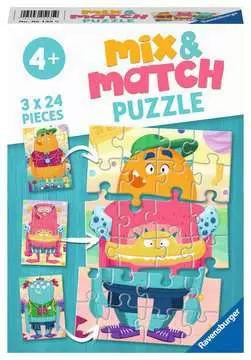 Monsters Mix & Match Puzzle Palapelit;Lasten palapelit - Kuva 1 - Ravensburger