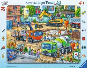 Staveniště 24 dílků 2D Puzzle;Dětské puzzle - obrázek 1 - Ravensburger