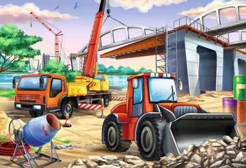 Stavby a vozidla 2x24 dílků 2D Puzzle;Dětské puzzle - obrázek 2 - Ravensburger