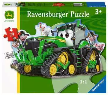 John Deere Tractor Shaped Jigsaw Puzzles;Children s Puzzles - image 1 - Ravensburger