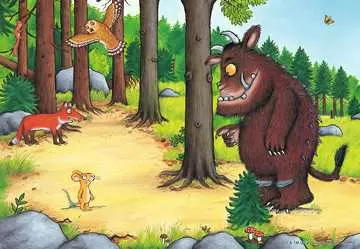 Gruffalo a zvířata v lese 2x12 dílků 2D Puzzle;Dětské puzzle - obrázek 3 - Ravensburger