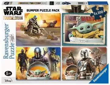 SW: Mandalorian           4x100p Puzzles;Puzzle Infantiles - imagen 1 - Ravensburger