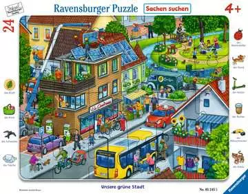 Naše město plné zeleně 24 dílků 2D Puzzle;Dětské puzzle - obrázek 1 - Ravensburger