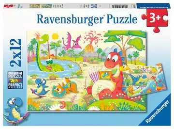 Mes dinos préférés        2x12p Puzzle;Puzzle enfants - Image 1 - Ravensburger