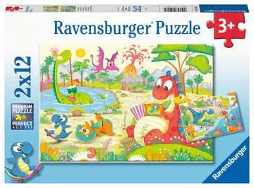 Mes dinos préférés        2x12p Puzzle;Puzzle enfants - Image 1 - Ravensburger