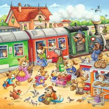 Prázdniny na venkově 3x49 dílků 2D Puzzle;Dětské puzzle - obrázek 4 - Ravensburger