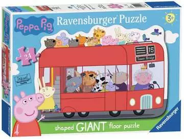 Peppa Pig Shaped Bus Puz.  24p Puzzles;Puzzle Infantiles - imagen 1 - Ravensburger