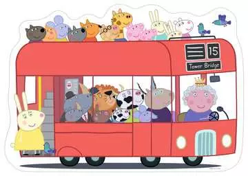 Peppa Pig Shaped Bus Puz.  24p Puzzles;Puzzle Infantiles - imagen 2 - Ravensburger