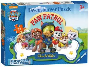 PSI PATROL PUZZLE KSZTAŁT GIGANT 24EL Puzzle;Puzzle dla dzieci - Zdjęcie 1 - Ravensburger