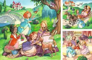 Hrající si princezny 3x49 dílků 2D Puzzle;Dětské puzzle - obrázek 2 - Ravensburger