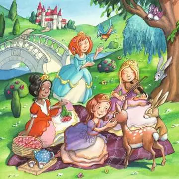 Hrající si princezny 3x49 dílků 2D Puzzle;Dětské puzzle - obrázek 3 - Ravensburger