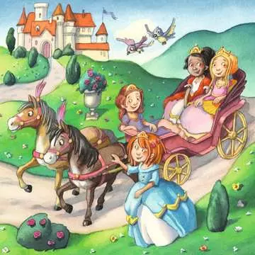 Hrající si princezny 3x49 dílků 2D Puzzle;Dětské puzzle - obrázek 5 - Ravensburger