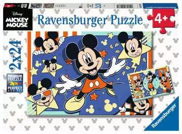 Disney: Mickey Mouse 2x24 dílků 2D Puzzle;Dětské puzzle - obrázek 1 - Ravensburger